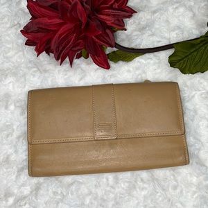 Coach leather wallet